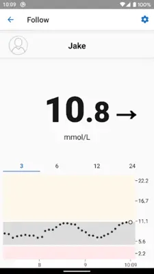 Dexcom Follow mmol/L DXCM1 android App screenshot 2