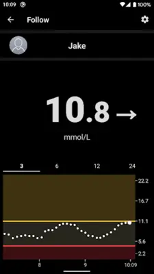 Dexcom Follow mmol/L DXCM1 android App screenshot 3