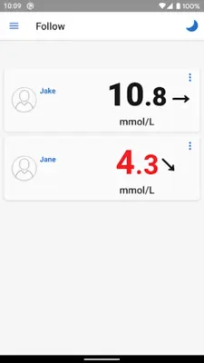 Dexcom Follow mmol/L DXCM1 android App screenshot 4